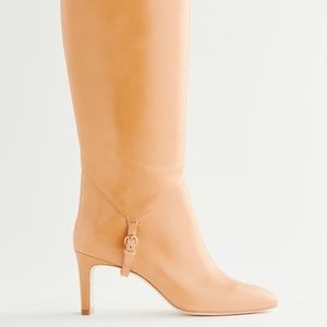 Reformation Tall Boots Gaelle 8 8.5 Brown Leather NWT